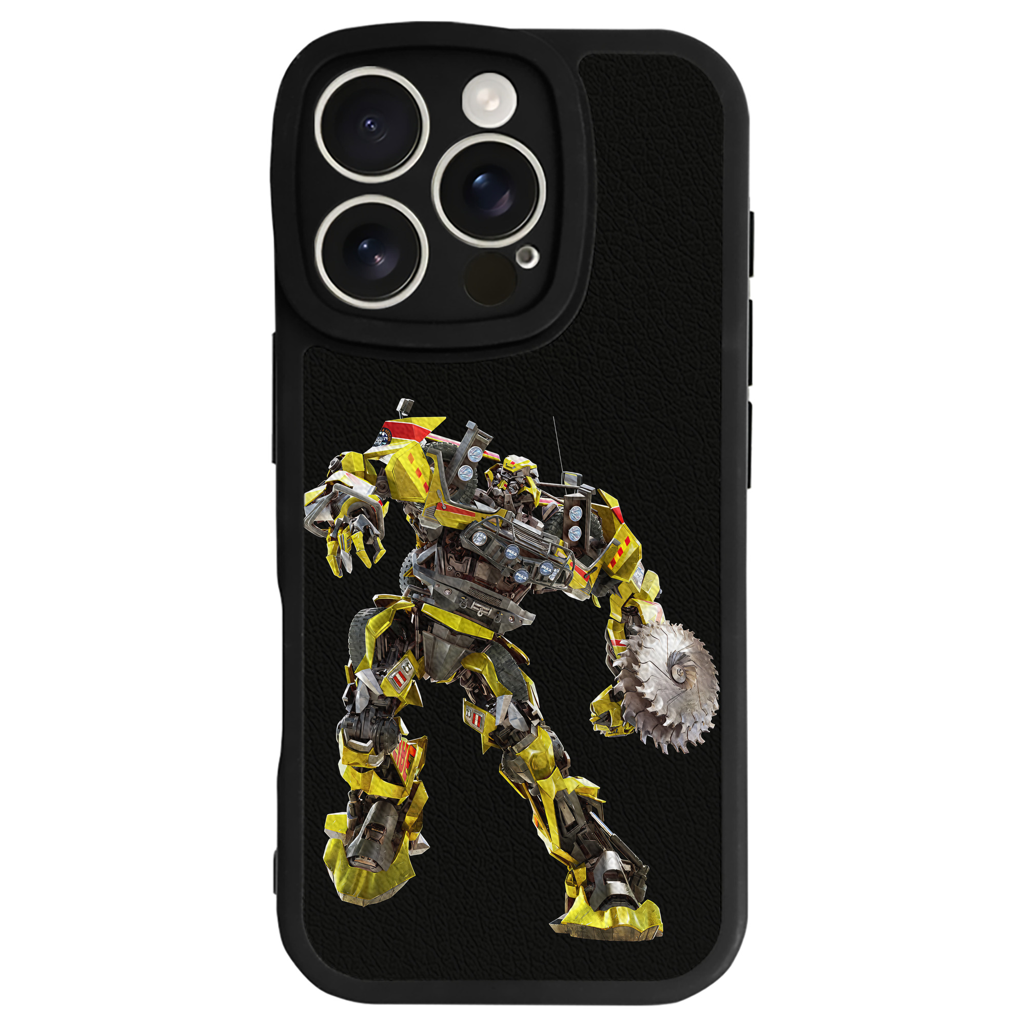 （画像用） Transformers トランスフォーマー 【iPhone 16シリーズ対応】シリコンスマホケース（レザー調） 材質：シリコン